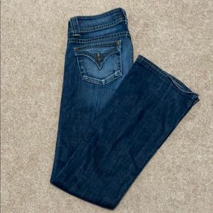 Size 27 Hudson Signature Bootcut Jeans